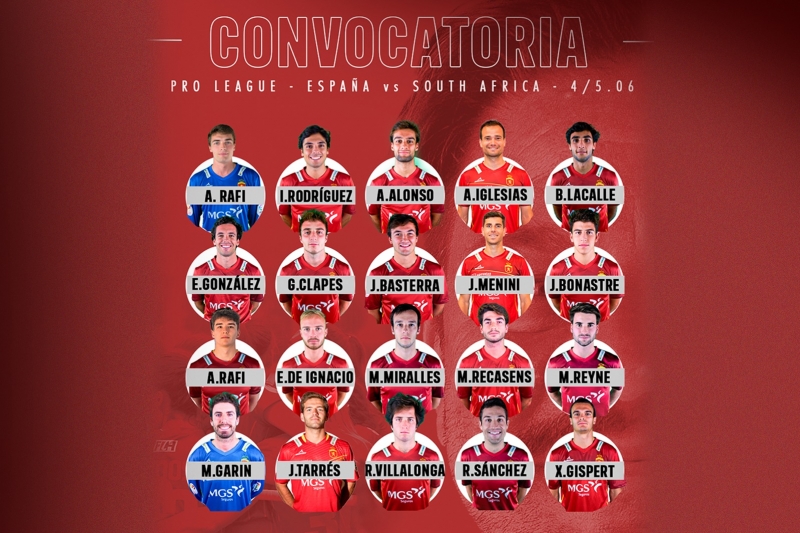 Convocatoria de los RedSticks para la Pro League de Terrassa