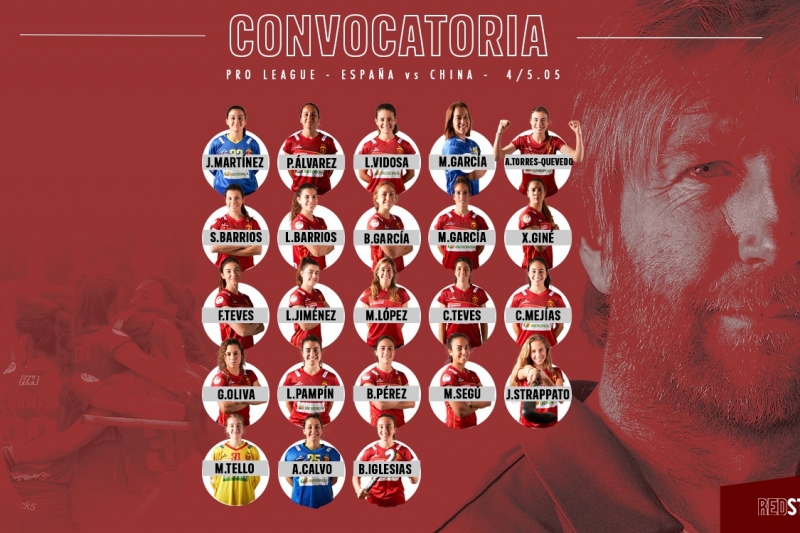 Publicada la lista de las Redsticks para la Pro League de Terrassa