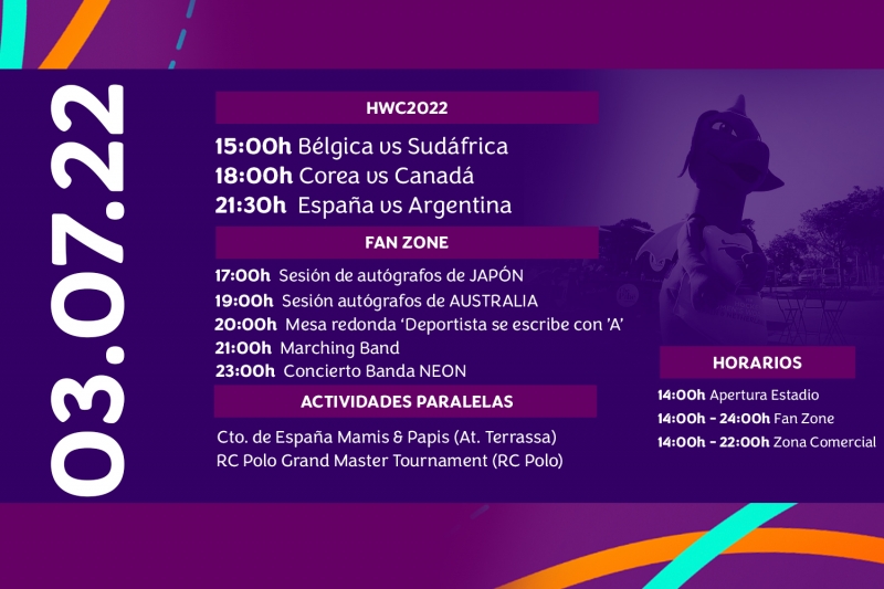 Agenda del d�a: 3 de julio